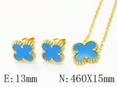 HY Wholesale Jewelry Set 316L Stainless Steel jewelry Set Fashion Jewelry-HY62S0637LF