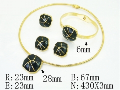 HY Wholesale Jewelry Set 316L Stainless Steel jewelry Set Fashion Jewelry-HY50S0771JID