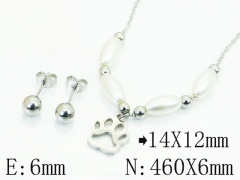 HY Wholesale Jewelry Set 316L Stainless Steel jewelry Set Fashion Jewelry-HY91S1841MF