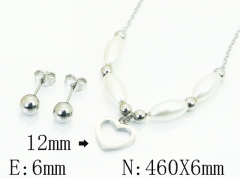 HY Wholesale Jewelry Set 316L Stainless Steel jewelry Set Fashion Jewelry-HY91S1842ME