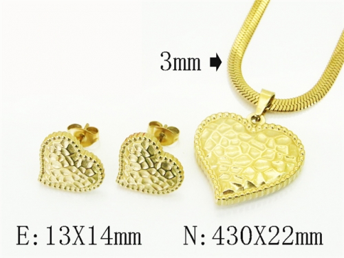 HY Wholesale Jewelry Set 316L Stainless Steel jewelry Set Fashion Jewelry-HY92S0262HLV