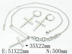 HY Wholesale Jewelry Set 316L Stainless Steel jewelry Set Fashion Jewelry-HY80S0209HJL