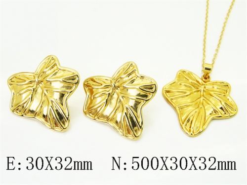 HY Wholesale Jewelry Set 316L Stainless Steel jewelry Set Fashion Jewelry-HY62S0609MF