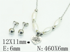 HY Wholesale Jewelry Set 316L Stainless Steel jewelry Set Fashion Jewelry-HY91S1856MC