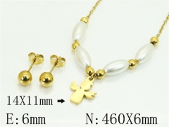 HY Wholesale Jewelry Set 316L Stainless Steel jewelry Set Fashion Jewelry-HY91S1866OA