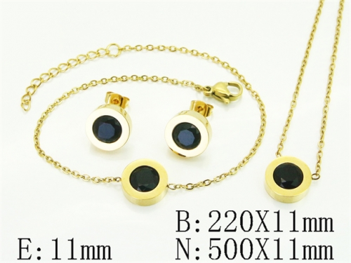 HY Wholesale Jewelry Set 316L Stainless Steel jewelry Set Fashion Jewelry-HY59S2647HHX