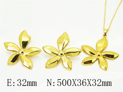 HY Wholesale Jewelry Set 316L Stainless Steel jewelry Set Fashion Jewelry-HY62S0612MU