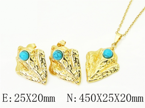 HY Wholesale Jewelry Set 316L Stainless Steel jewelry Set Fashion Jewelry-HY32S0267HHS