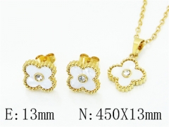 HY Wholesale Jewelry Set 316L Stainless Steel jewelry Set Fashion Jewelry-HY62S0627LG