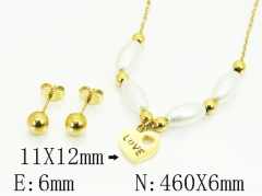 HY Wholesale Jewelry Set 316L Stainless Steel jewelry Set Fashion Jewelry-HY91S1857OU