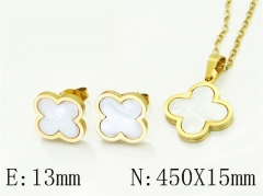 HY Wholesale Jewelry Set 316L Stainless Steel jewelry Set Fashion Jewelry-HY62S0640LV