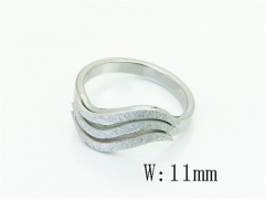 HY Wholesale Rings Jewelry Popular Stainless Steel 316L Rings-HY19R1525NB