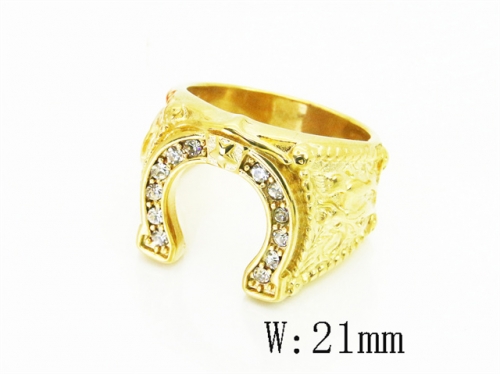 HY Wholesale Rings Jewelry Popular Stainless Steel 316L Rings-HY15R2924HHO