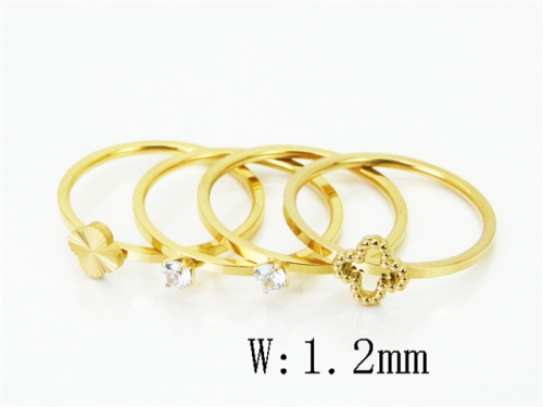 HY Wholesale Rings Jewelry Popular Stainless Steel 316L Rings-HY19R1504HSS