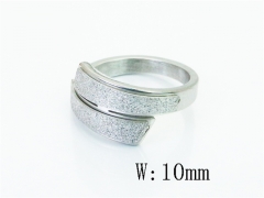 HY Wholesale Rings Jewelry Popular Stainless Steel 316L Rings-HY19R1487OB