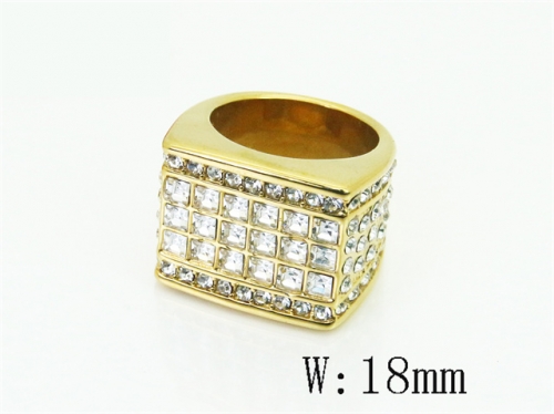 HY Wholesale Rings Jewelry Popular Stainless Steel 316L Rings-HY15R2919HKL