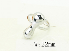 HY Wholesale Rings Jewelry Popular Stainless Steel 316L Rings-HY70R0138BIL