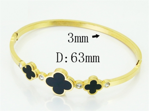 HY Wholesale Bangles Jewelry Stainless Steel 316L Popular Bangle-HY19B1545HLD