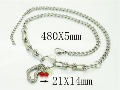 HY Wholesale Stainless Steel 316L Jewelry Popular Necklaces-HY21N0240HLR