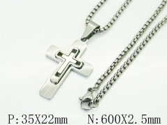 HY Wholesale Stainless Steel 316L Jewelry Popular Necklaces-HY09N1530OT