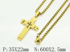 HY Wholesale Stainless Steel 316L Jewelry Popular Necklaces-HY09N1564HUU