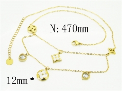 HY Wholesale Stainless Steel 316L Jewelry Popular Necklaces-HY32N1028HID