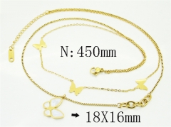 HY Wholesale Stainless Steel 316L Jewelry Popular Necklaces-HY32N1030HZZ