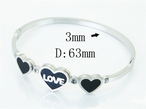 HY Wholesale Bangles Jewelry Stainless Steel 316L Popular Bangle-HY19B1532HKD