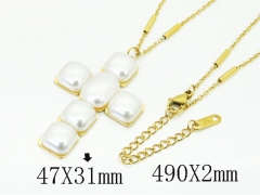 HY Wholesale Stainless Steel 316L Jewelry Popular Necklaces-HY32N1012HSS