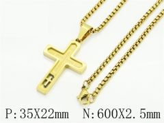 HY Wholesale Stainless Steel 316L Jewelry Popular Necklaces-HY09N1561HFF