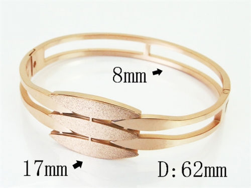 HY Wholesale Bangles Jewelry Stainless Steel 316L Popular Bangle-HY19B1494HJB