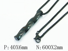 HY Wholesale Stainless Steel 316L Jewelry Popular Necklaces-HY49N0086MT