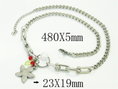 HY Wholesale Stainless Steel 316L Jewelry Popular Necklaces-HY21N0220HLB