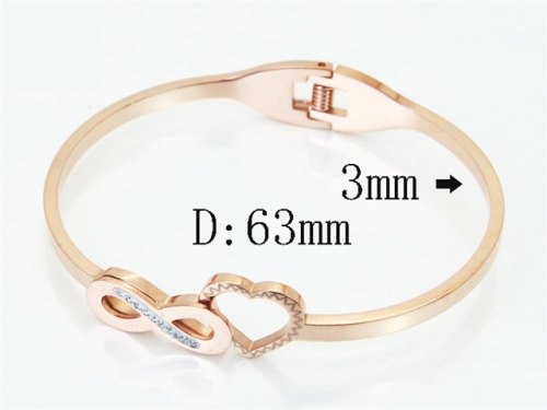 HY Wholesale Bangles Jewelry Stainless Steel 316L Popular Bangle-HY19B1531HKD