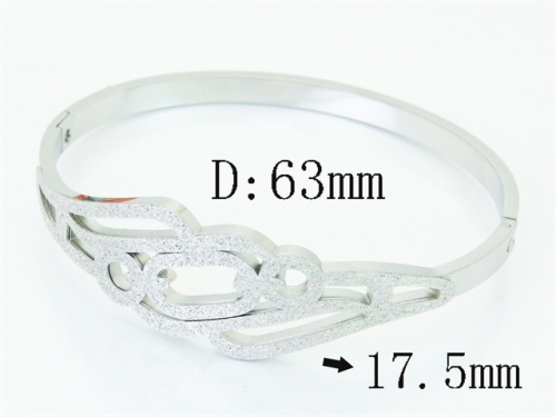 HY Wholesale Bangles Jewelry Stainless Steel 316L Popular Bangle-HY19B1517HIG