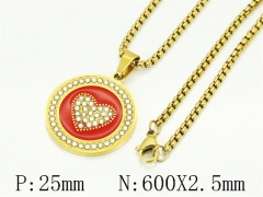 HY Wholesale Stainless Steel 316L Jewelry Popular Necklaces-HY09N1594ND