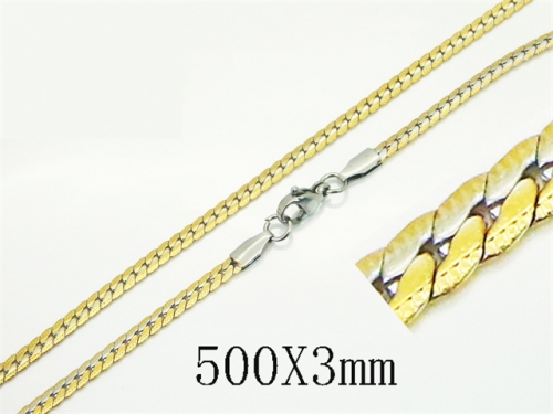 HY Wholesale Stainless Steel 316L Jewelry Popular Necklaces-HY40N1599KO