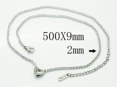 HY Wholesale Stainless Steel 316L Jewelry Popular Necklaces-HY59N0139HGG