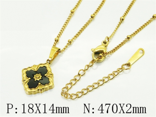 HY Wholesale Stainless Steel 316L Jewelry Popular Necklaces-HY32N0987OS