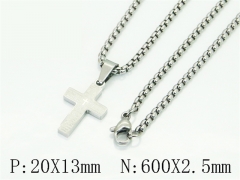 HY Wholesale Stainless Steel 316L Jewelry Popular Necklaces-HY09N1539MB