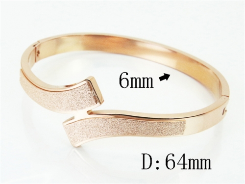 HY Wholesale Bangles Jewelry Stainless Steel 316L Popular Bangle-HY19B1491HJS