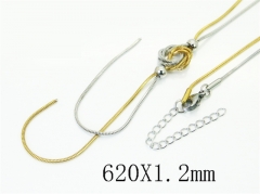 HY Wholesale Stainless Steel 316L Jewelry Popular Necklaces-HY39N0841OF