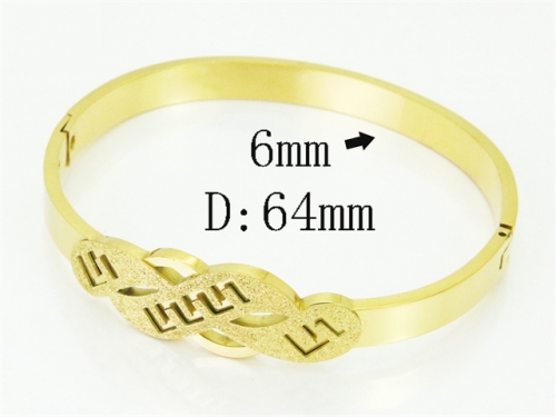 HY Wholesale Bangles Jewelry Stainless Steel 316L Popular Bangle-HY19B1515HJT