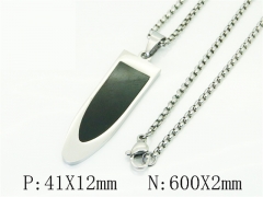 HY Wholesale Stainless Steel 316L Jewelry Popular Necklaces-HY49N0072ND