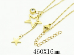 HY Wholesale Stainless Steel 316L Jewelry Popular Necklaces-HY49N0136GLL