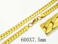 HY Wholesale Stainless Steel 316L Jewelry Popular Necklaces-HY40N1594PL