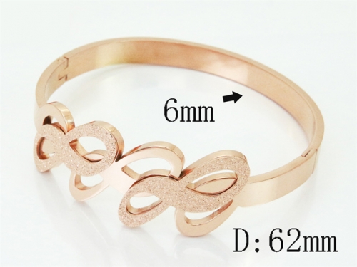 HY Wholesale Bangles Jewelry Stainless Steel 316L Popular Bangle-HY19B1504HJC