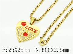 HY Wholesale Stainless Steel 316L Jewelry Popular Necklaces-HY09N1590NT