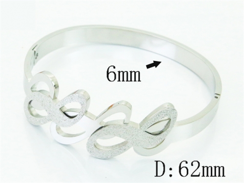 HY Wholesale Bangles Jewelry Stainless Steel 316L Popular Bangle-HY19B1502HIQ