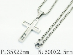 HY Wholesale Stainless Steel 316L Jewelry Popular Necklaces-HY09N1527OS